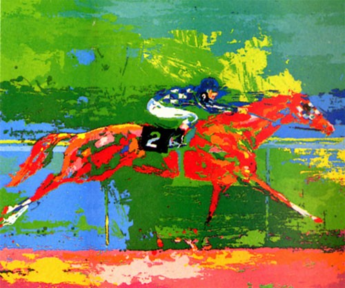 Leroy Neiman Secretariat Big Red